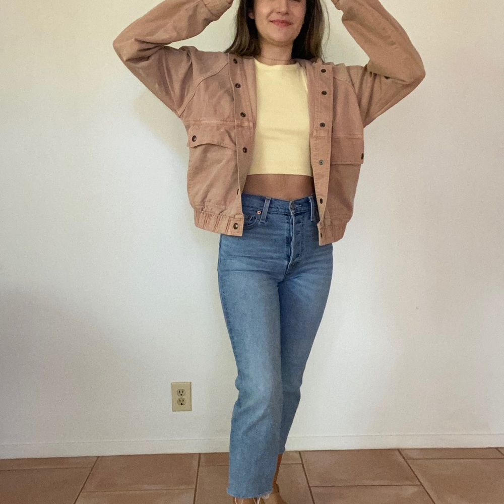 Faded Pink BDG Jacket with Hood